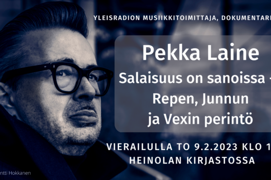 Toimittaja Pekka Laine.