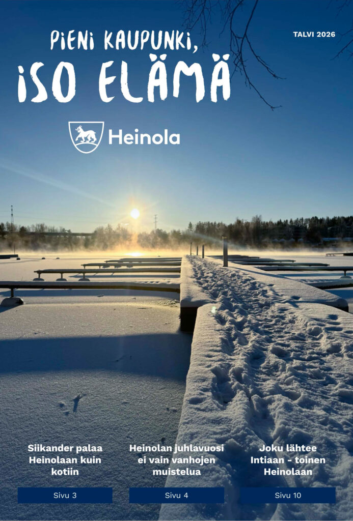 Heinolan kaupungin markkinointilehti tammikuu 2026 etusivu